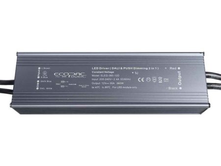 ELED-360-12DP2 - Ecopac ELED-360-D Series LED Driver 360W 12V (DALI2 & Push Dimming) (Copy) Online