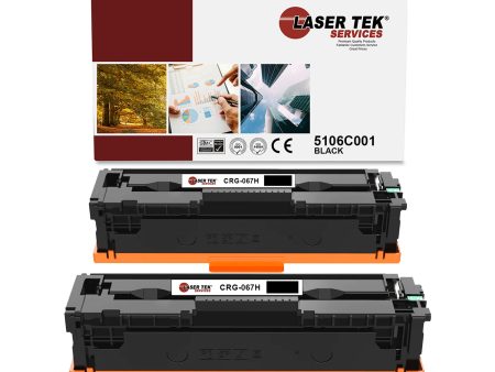 2 Pack Canon 067H Black HY Compatible Toner Cartridge | Laser Tek Services Online Sale