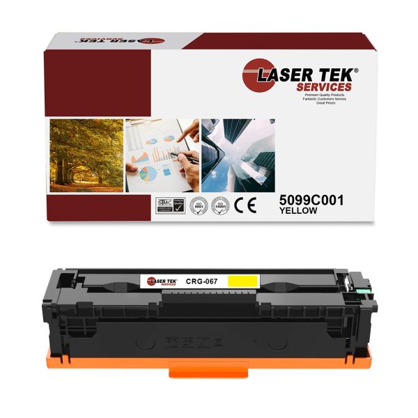 Canon 067 5099C001 Yellow Remanufactured Toner Cartridge | Laser Tek Services Discount