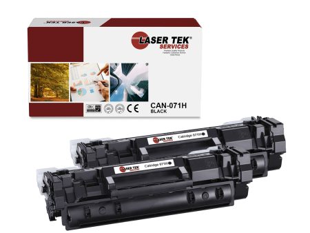 2 Pack Canon 071H Black HY Compatible Toner Cartridge | Laser Tek Services Hot on Sale