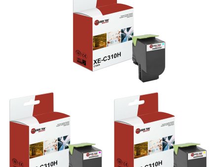 3 Pack Xerox C310H CYM HY Compatible Toner Cartridge | Laser Tek Services on Sale