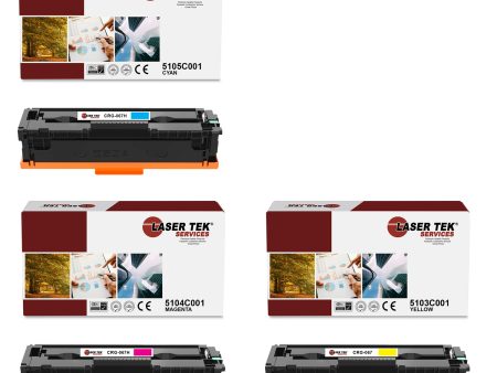 3 Pack Canon 067H CYM HY Compatible Toner Cartridge | Laser Tek Services For Cheap