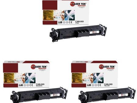 3 Pack Canon 069 CYM Compatible Toner Cartridge | Laser Tek Services Online