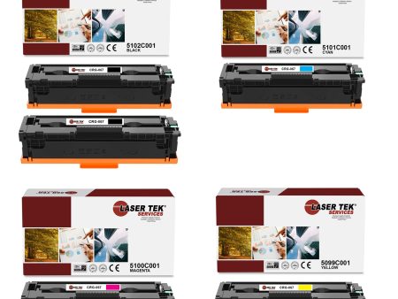 5 Pack Canon 067 BCYM Compatible Toner Cartridge | Laser Tek Services Cheap