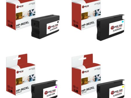 4 Pack HP 962XL BCYM HY Compatible Ink Cartridge | Laser Tek Services For Discount