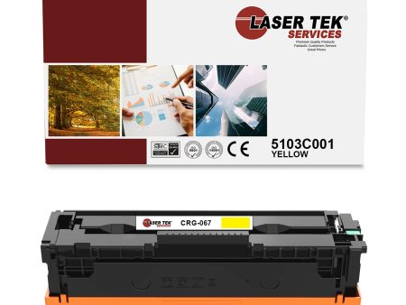 Canon 067H 5103C001 Yellow Remanufactured Toner Cartridge | Laser Tek Services Fashion