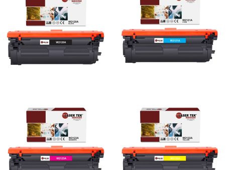 4 Pack HP 212A BCYM Compatible Toner Cartridge | Laser Tek Services on Sale