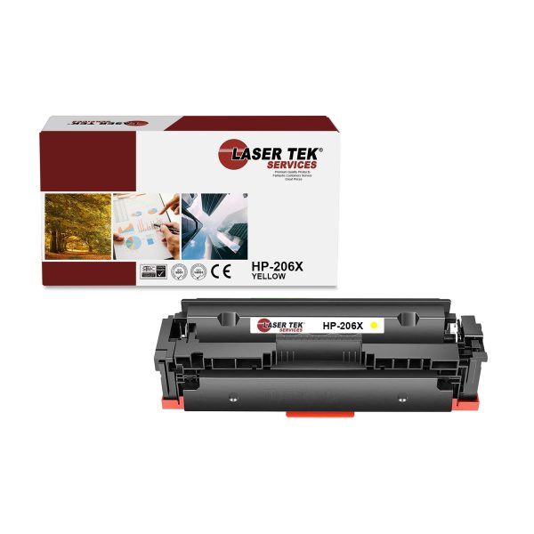 HP 206X Yellow HY Compatible Toner Cartridge | Laser Tek Services Online