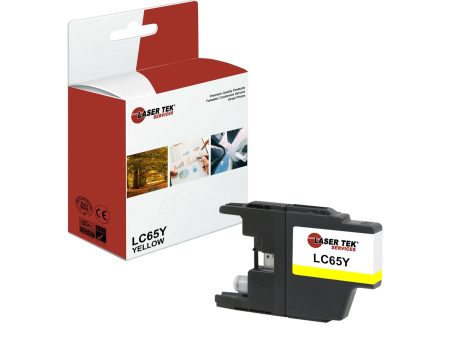 Brother LC-65  LC-65Y Yellow Compatible Ink Cartridge | Laser Tek Services Cheap