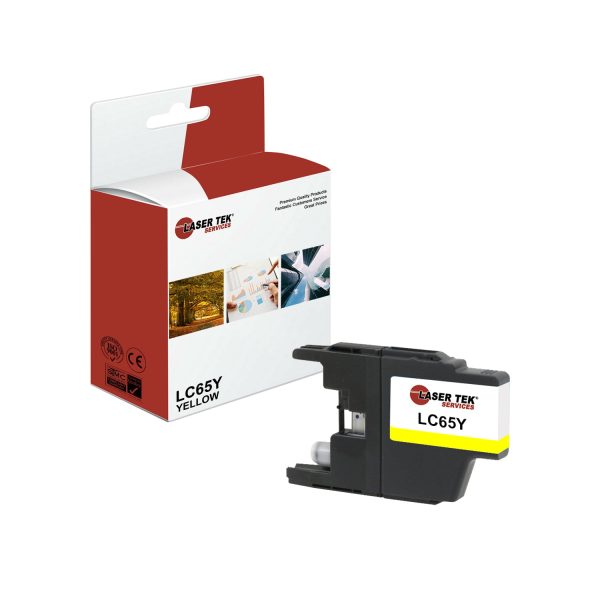 Brother LC-65  LC-65Y Yellow Compatible Ink Cartridge | Laser Tek Services Cheap