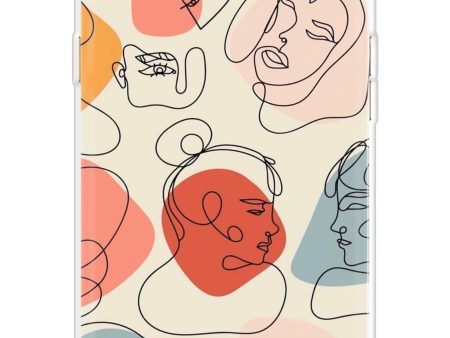 Abstract Faces Soft Cover for Oppo F1s Hot on Sale