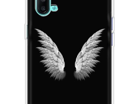 White Angel Wings Soft Cover for Oppo Reno 3 Online Hot Sale