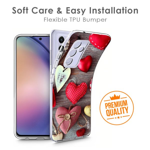 Valentine Hearts Soft Cover for Samsung J4 For Discount