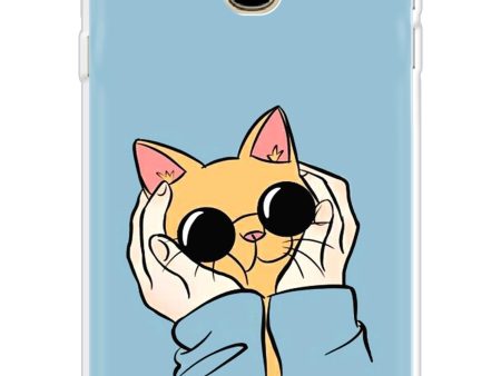 Attitude Cat Soft Cover for Samsung J4 Online Sale