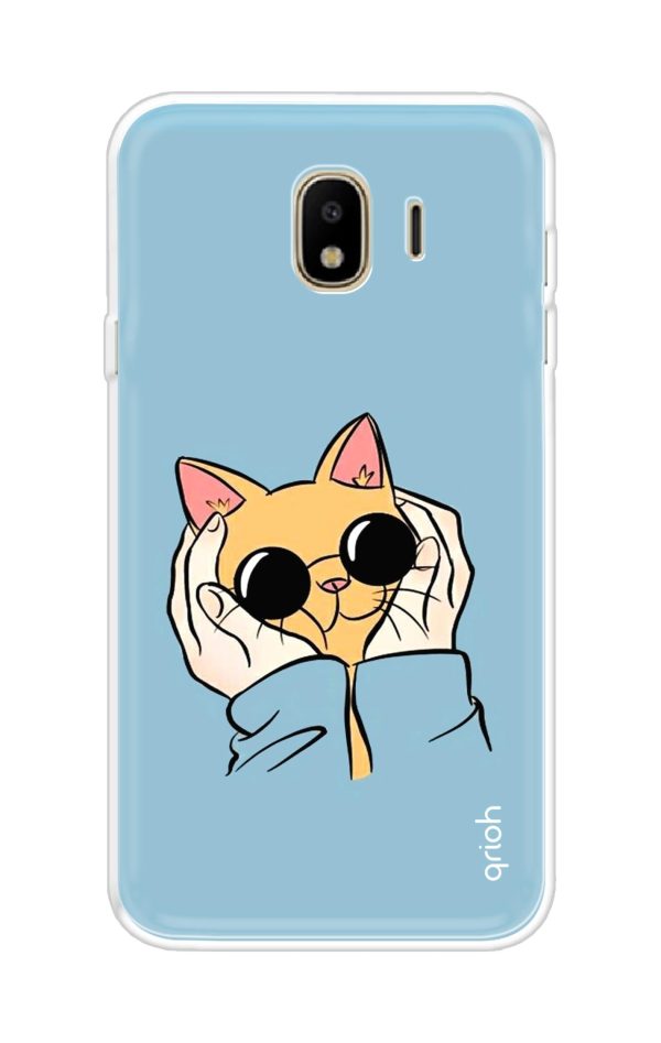 Attitude Cat Soft Cover for Samsung J4 Online Sale