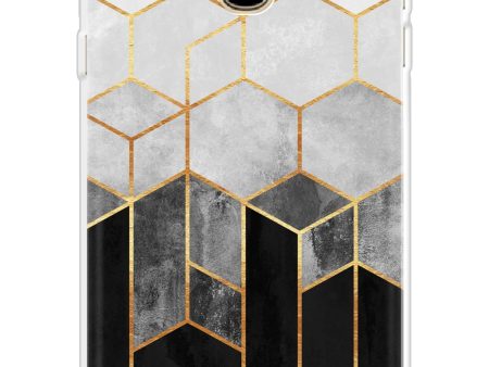 Hexagonal Pattern Soft Cover for Samsung J4 Online Sale