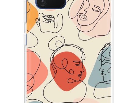 Abstract Faces Soft Cover for Samsung Galaxy S10 lite Fashion