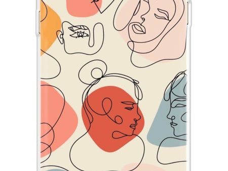 Abstract Faces Soft Cover for Samsung A5 2016 Sale