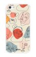 Abstract Faces Soft Cover for iPhone SE Online Hot Sale