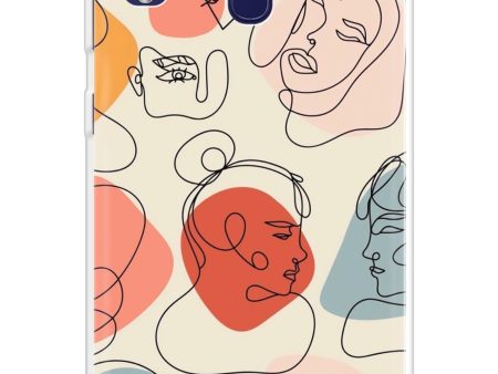 Abstract Faces Soft Cover for Samsung Galaxy M10s Supply