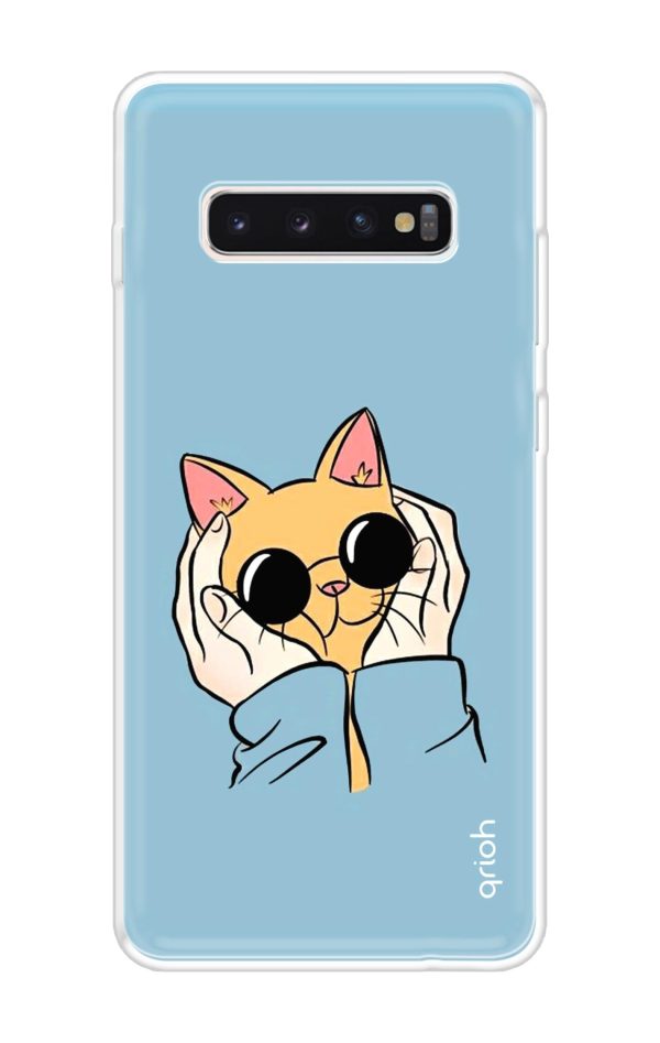 Attitude Cat Soft Cover for Samsung Galaxy S10 Plus on Sale