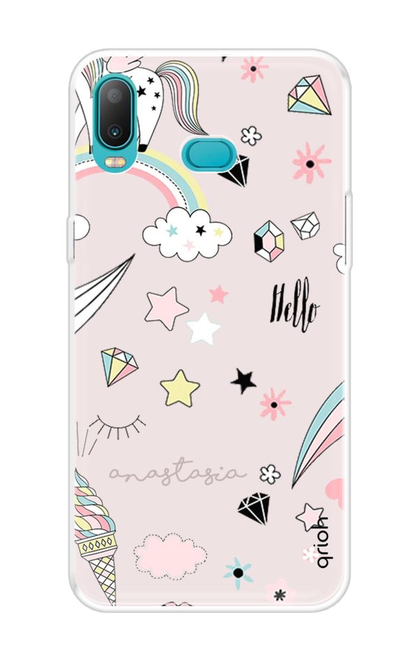 Unicorn Doodle Soft Cover For Samsung Galaxy A6s For Cheap