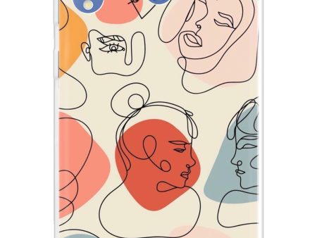 Abstract Faces Soft Cover for Samsung Galaxy A60 Online Hot Sale