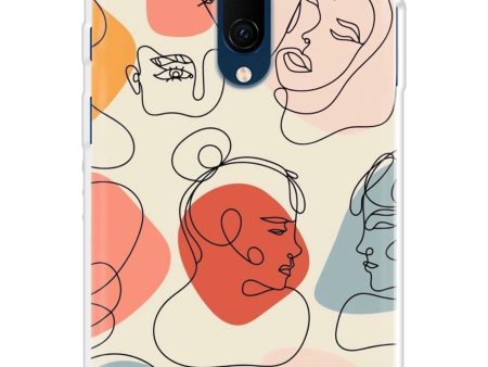 Abstract Faces Soft Cover for OnePlus 7T Pro Fashion