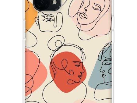 Abstract Faces Soft Cover for Oppo A74 For Discount