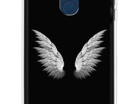 White Angel Wings Soft Cover for LG K9 on Sale