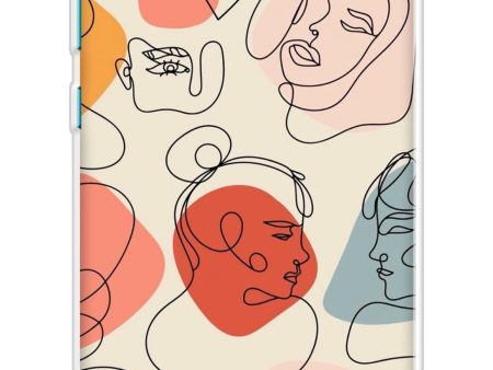 Abstract Faces Soft Cover for Huawei Y7 Pro 2019 Online now