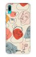 Abstract Faces Soft Cover for Huawei Y7 Pro 2019 Online now